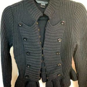 Marc Jacobs Black Wool Cardigan